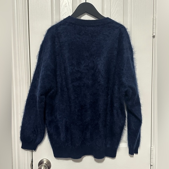 NWT J.Crew Brushed cashmere relaxed crewneck sweater - Picture 4 of 6
